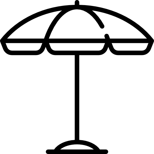 Sombrillas en la playa: pagos